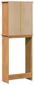 WC Szekrény VIGO mézbarna 60 x 27 x 161 cm Tömör fenyőfa