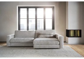 Krémszínű sarokkanapé (jobb oldali) Duncan - Rowico