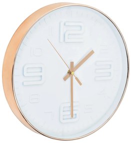 rézhatású falióra 30 cm