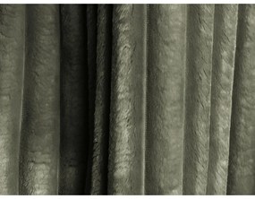 Zöld kordbársony kinyitható-tárolóhelyes kanapé 266 cm Kini – Makamii