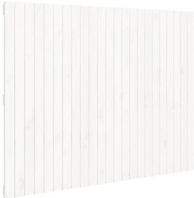 fehér tömör fenyőfa fali fejtámla 146,5x3x110 cm