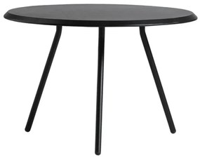 Dohányzóasztal "Sorround", 14 változat - Woud Variáns: Ø 60 cm - tölgyfa, fekete| fekete lábak (39,5 cm)