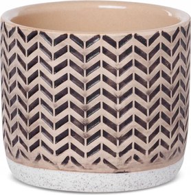 Dekorációs virágtartó Keri 11x11x10 Eurofirany krémszínű