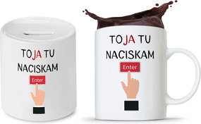 Informatikai Készlet Ajándék Bögre Persely fényképes nyomtatással