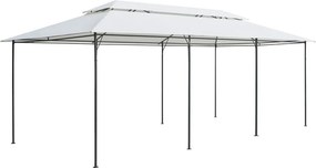 vidaXL fehér pavilon 600 x 298 x 270 cm 180 g/m²