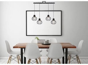 Globo 15388-4D - Csillár zsinóron CLASTRA 4xE27/60W/230V