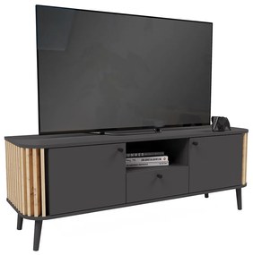 Pure 2 ajtós Tv-szekrény kézműves tölgy/szürke