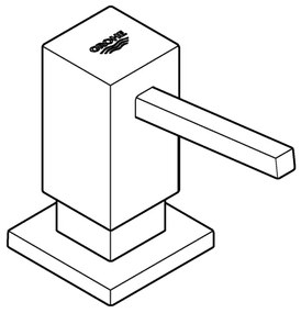 GROHE 40535AL0 - COSMOPOLITAN szappanadagoló 500 ml grafit