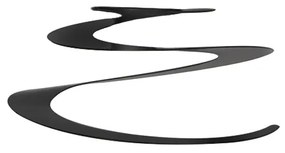 Acél lámpabúra fekete 20 cm - Spiral
