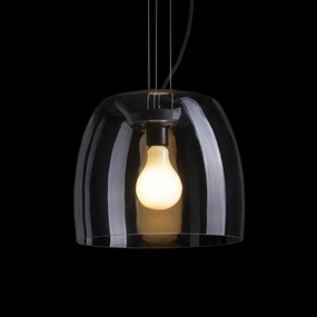 RENDL ORLANDO 35 závěsná čiré sklo/černá 230V LED E27 24W