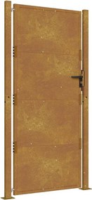 vidaXL Corten acél kerti kapu 100x200 cm