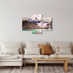 Hegyi tó képe (90x60 cm)