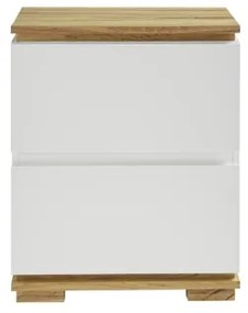 JAVIN fehér éjjeliszekrény