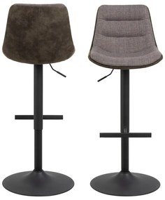 Szürke állítható magasságú bárszék (ülésmagasság 86 cm) Adisa – Actona