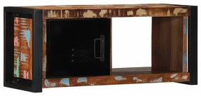TV szekrény 80x30x35 cm tömörfa, újrahasznosított fa