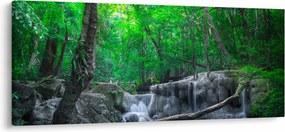 Kép - Erawan vízesés, Kanchanaburi, Thaiföld (120x50 cm)