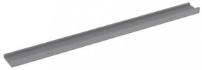 4 db szürke fali polc 100 x 9 x 3 cm