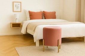 Kerek puff lábakon 28 x 42 cm