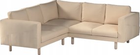 Dekoria Norsborg 4 személyes sarokkanapé huzat Ikea barna