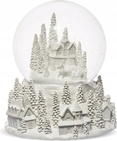 Karácsonyi zenedoboz Téli üveggömb Karácsonyi dekoráció