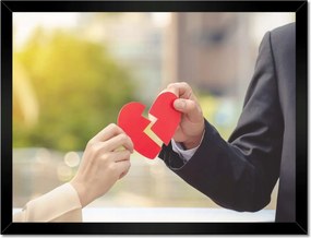 Poszterek keretben 40x30 Nőnap Ajándék Love