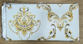 10 Darab Öntapadós 3D Falmatrica Tapéta Német Birodalmi Mina Stílus 70x 70 x 0,6 cm-es méretben