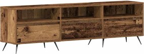 vidaXL TV szekrény Régi fa 150 x 30 x 44,5 cm Faanyag