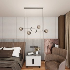Emibig modern függeszték atria fekete grafit emi1384/4