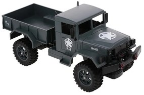 Nagy WLToys Full Finomvezérlésű 1:12 Dodge Military Truck Pakolható M35 2.4GHz 4WD Katonai Teherautó Modell 1.2Kg Teherbírás 15km/h