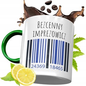 Zöld Bögre Party Ajándék Születésnapra, fényképes nyomattal