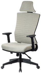 Ello ergonómikus szövet irodai forgószék deréktámasszal, fejtámasszal