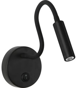 Brilagi - LED Rugalmas fali lámpa MAYA LED/3W/230V 4000K fekete