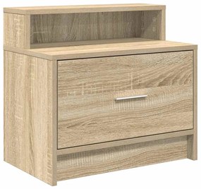 éjjeliszekrények fiókkal 2 db sonoma tölgy 51 x 31 x 47 cm