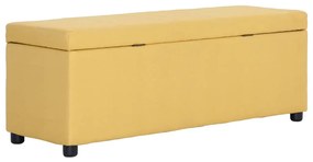 sárga poliészter pad tárolórekesszel 116 cm