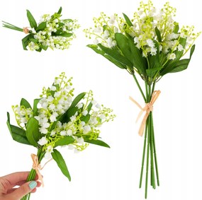 Gyöngyvirágok művirág Csokor Ág Fehér Gyöngyvirág Tavaszi Váza