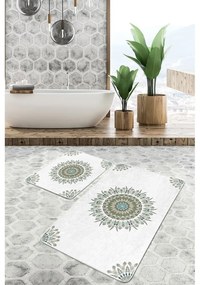 Fehér fürdőszobai kilépő szett 2 db-os 60x100 cm – Mila Home