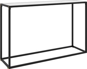 vidaXL fehér edzett üveg tálalóasztal 120 x 35 x 75 cm