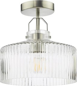 Dar Lighting modern mennyezeti lámpa lenka szatén nikkel darlen4846