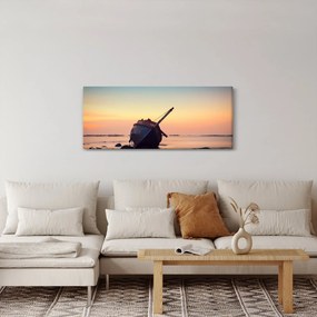 Kép - Hajótörést szenvedett hajó (120x50 cm)