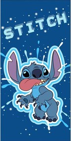 Disney Lilo és Stitch, A csillagkutya Galaxy fürdőlepedő, strand törölköző 70x140cm (Fast Dry)