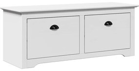 előszobai pad BODO&quot; Fehér 114x40x45 cm&quot;