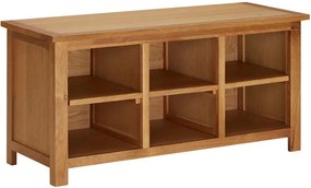 vidaXL tömör tölgyfa cipőtartó 90 x 37 x 45 cm