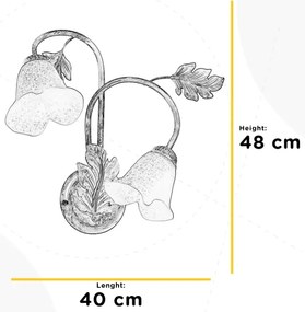 ONLI - Fali lámpa MARILENA 2xE14/6W/230V