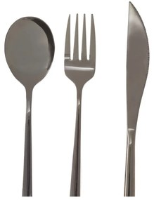 Fekete rozsdamentes acél evőeszköz készlet 3 db-os Mimo – Premier Housewares