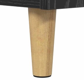 vidaXL Ágy szekrények 2 pcs Fekete tölgy 40 x 35 x 50 cm Faanyag