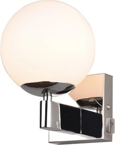 Ezüstszínű fali lámpa ø 14 cm Kula – Trio