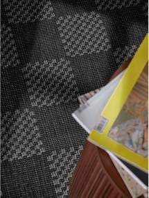 Fekete-krémszínű kültéri-beltéri szőnyeg 120x170 cm Haringey Dorothy – Ted Baker