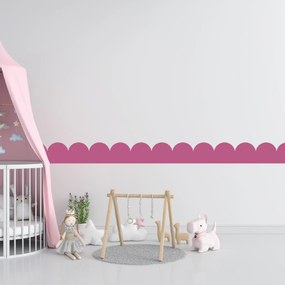 PIPPER. Textil öntapadó tapéta - Mini Ív - Candy rózsaszín színű Szín: Sötét