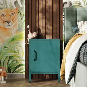 Éjjeliszekrény MIA, 424 x 595 x 400 mm, Modern: tengerszínű