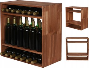 Moduláris bortartó állványRW61(2polc) Barna Outlet